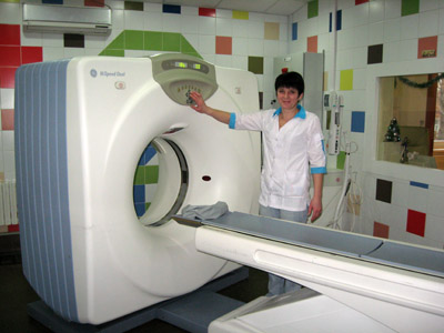 Компьютерный томограф HI SPEED CT/E (DUAL) GE готов принять пациента