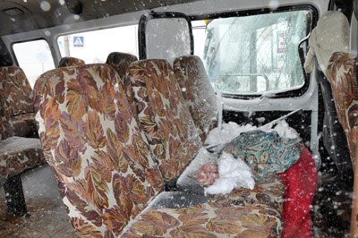 ДТП у Полтаві: «ГАЗель» врізалася в «кільцевий» автобус