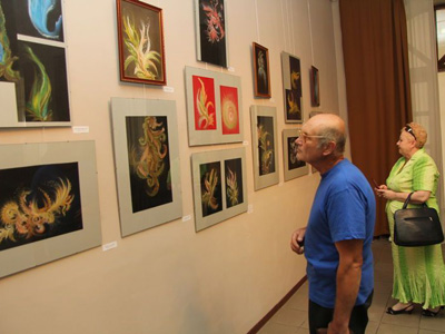 Выставка работ Галины Баховой в Полтаве