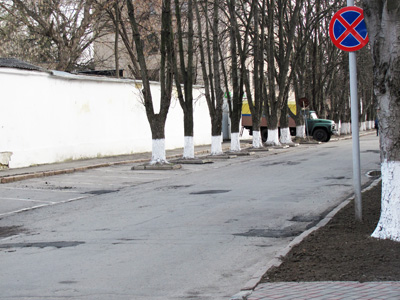 На улице Ляхова ямочный ремонт