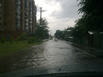 Потоп на улице Красина