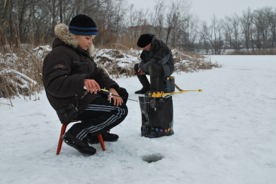 Одинадцятирічний рибалка Вадим