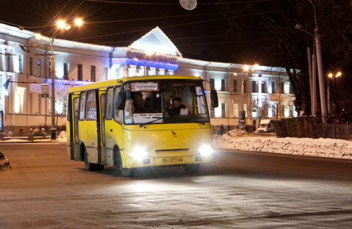 У Полтаві їздитимуть нічні пасажирські автобуси