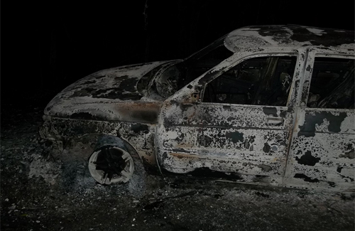На Полтавщине водитель заживо сгорел вместе с автомобилем