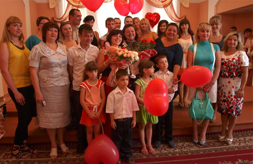 У Полтаві «відгуляли» соціальне весілля для багатодітної родини