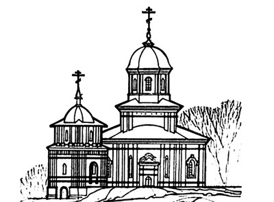 Миколаївська церква із дзвіницею в Полтаві