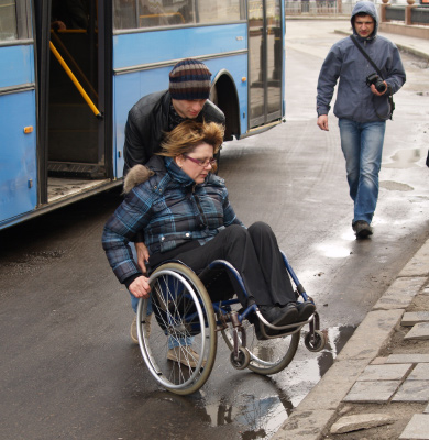Центр Полтави не пристований для інвалідів