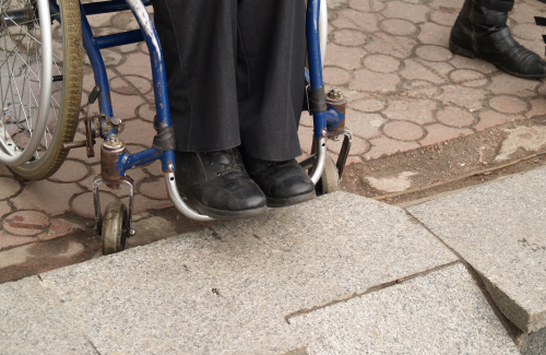 Центр Полтави не пристосований для інвалідів