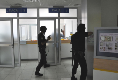 В одном из Полтавских банков пресекли попытку ограбления