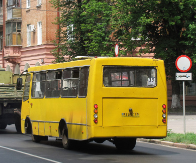 Автобус  «Полтава Еко» який був другим учасником «перегонів»