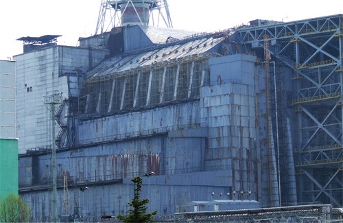 Нинішній вигляд 4-го реактора ЧАЕС