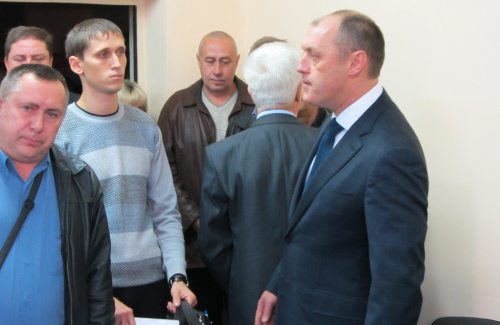 Олександр Мамай на зустрічі з працівниками КП «ПМШЕД»