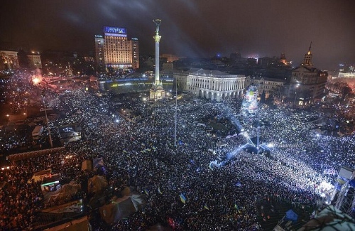 Новорічний Євромайдан у Києві