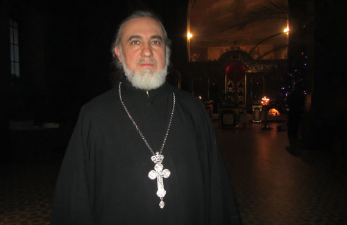 Настоятель Сампсоніївської церкви, протоієрей отець Костянтин