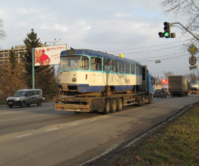 Латышские трамваи в Полтаве