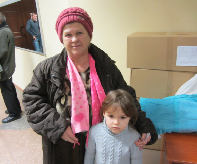 Ніна Миколаївна із онукою Надією