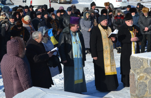Молебень священників біля пам’ятника Тарасу Шевченку