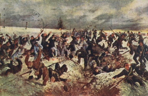 Картина А.Климко «Бій під Крутами»