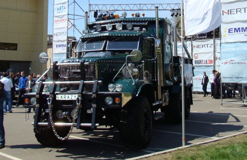 Шоу-грузовик «Krazy-Crocodilе» — тюнинг автомобиля КрАЗ-255Б