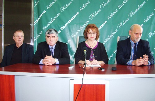 Зліва направо: Володимир Денисенко, Богдан Захарчишин, Тамара Денисенко та Євген Лилак