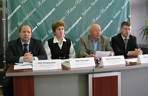 Олег Одарущенко, Вера Чевганова, Владимир Гришко и Богдан Коробко