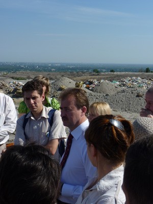 Министр ЖКХ Александр Попов посетил городскую свалку Кременчуга