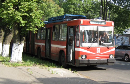 В Полтаве остановились троллейбусы