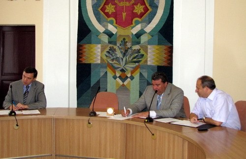 Секретар міської ради Олександр Козуб на черговій апаратній нараді у міськвиконкомі