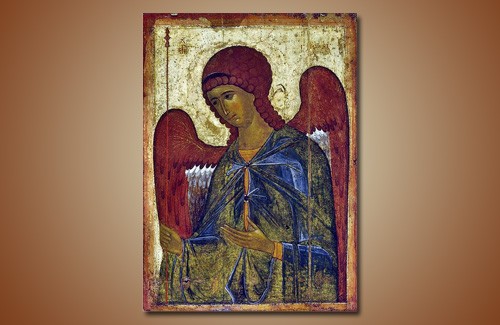 Архангел Гавриил. Византийская икона. Третьяковская галерея