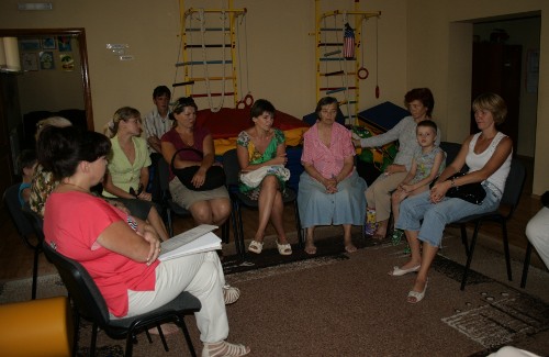 Родительское собрание в Полтавском центре реабилитации детей-инвалидов
