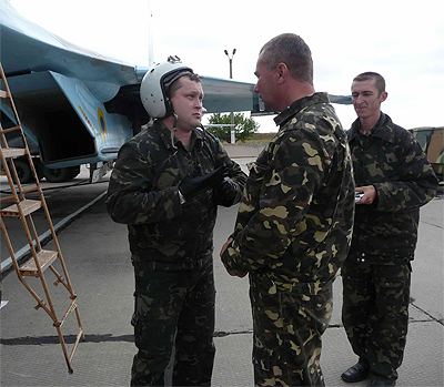 Підполковник Сергій Ялишев, заступник командира авіа бригади. Виліт – без зауважень