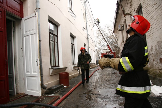 Пожежа у Полтавській обласній філармонії