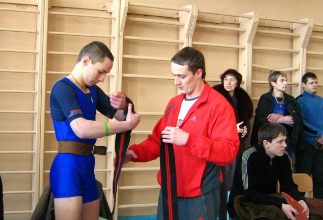 Марич Дмитрий (в/к 60) и его тренер Рагулин Александр