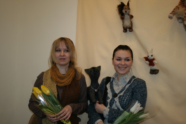 Олена Запорожан і Юлія Деркач — автори іграшок у техніці фільц