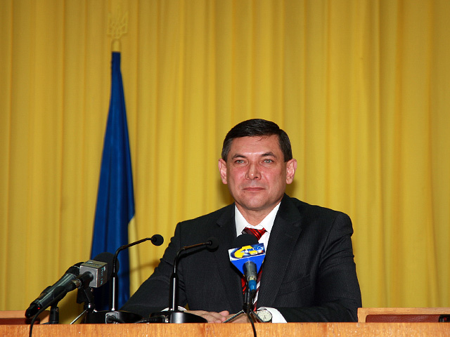 Перша прес-конференція Івана Момота у якості голови Полтавської обласної ради