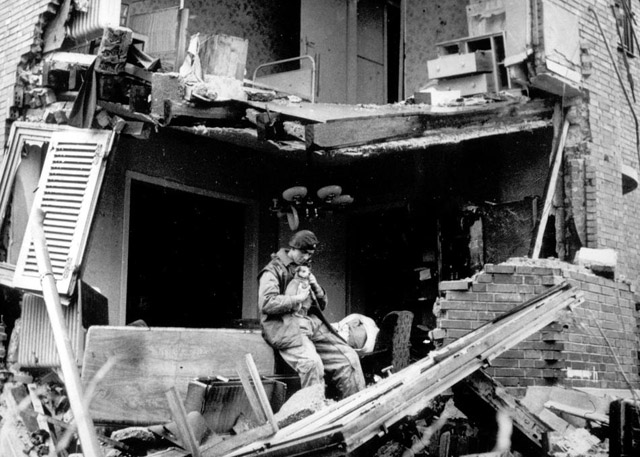 На развалинах. Германия, 1944 г.