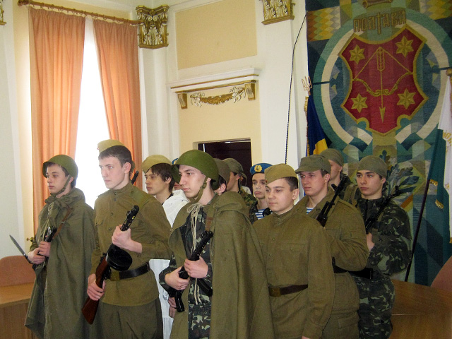 Воспитанники военно-патриотического клуба