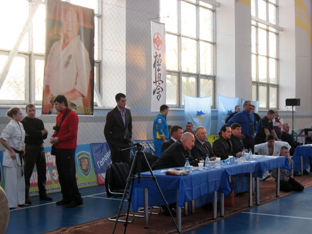 Судьи чемпионата Украины по Киокушин карате