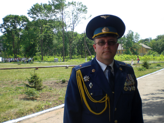 Замкомандира в/ч А2673 по воспитательной работе, майор Владимир Федорчук