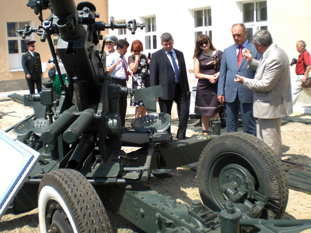В Полтаве открыли площадку зенитной артиллерии