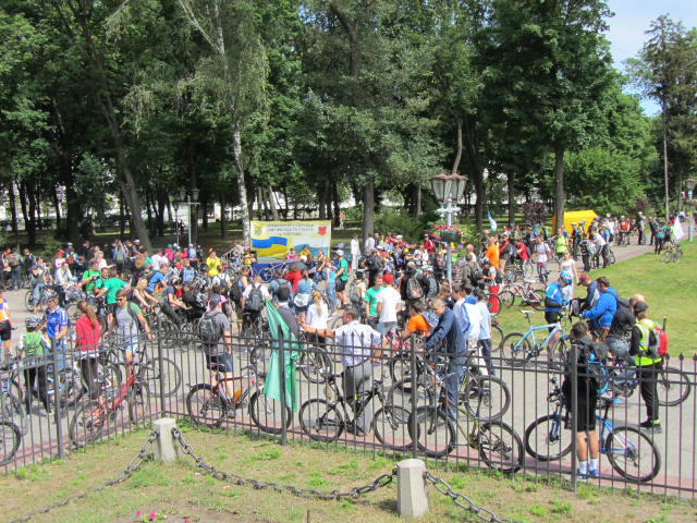 Збір полтавських велосипедистів