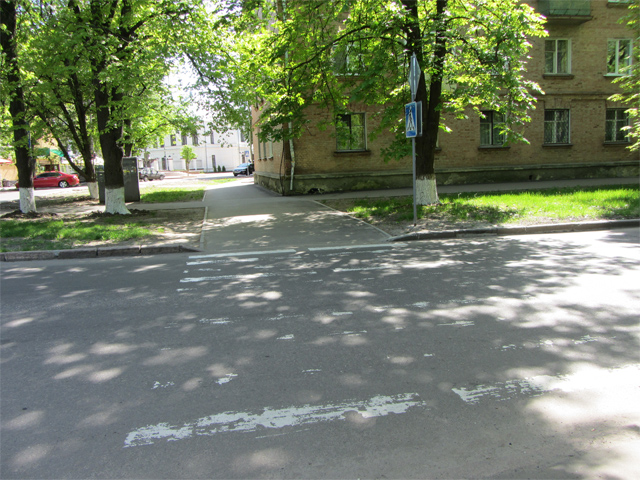 Пішохідний перехід по вулиці Лідовій