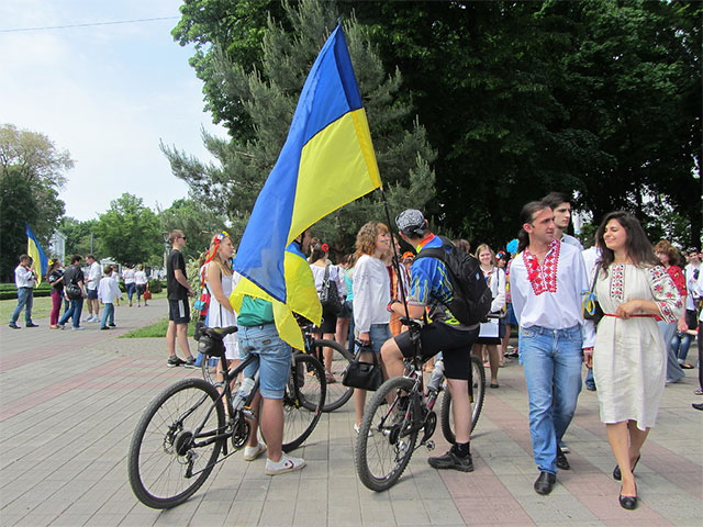 Учасники «Велопробігу Миру» встигли скрізь