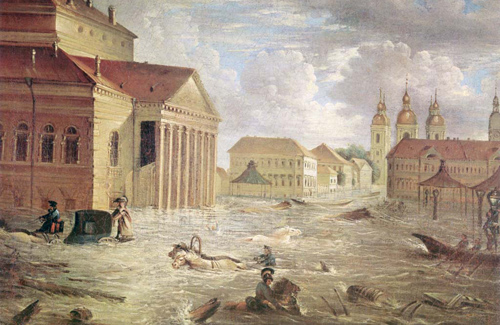 7 ноября 1824 года на площади у Большого театра