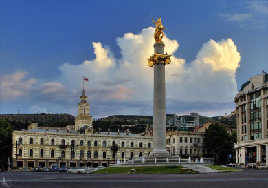 Тбилиси. Площадь Свободы, бывшая Паскевича