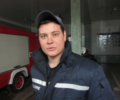 Сергій Варенко  працює рятувальником з 2011 року