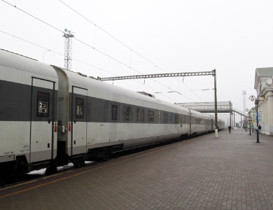 Вагоны поезда «Украина-2»