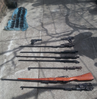 Різнокаліберна зброя 52-річного жителя Пирятинського району