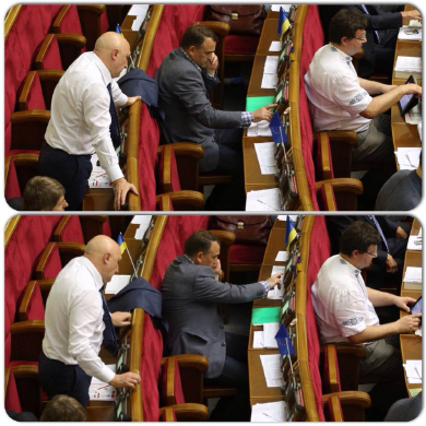 Валерій Головко кнопкодавить у стінах парламенту