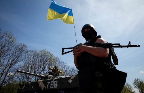 Украинский солдат